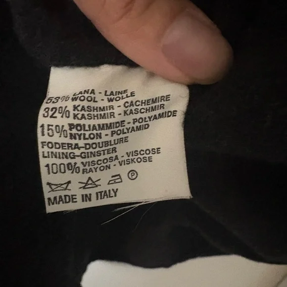 TSE Classic Black Long Sleeve Cashmere and Wool blend Dress - Picture 3 of 6